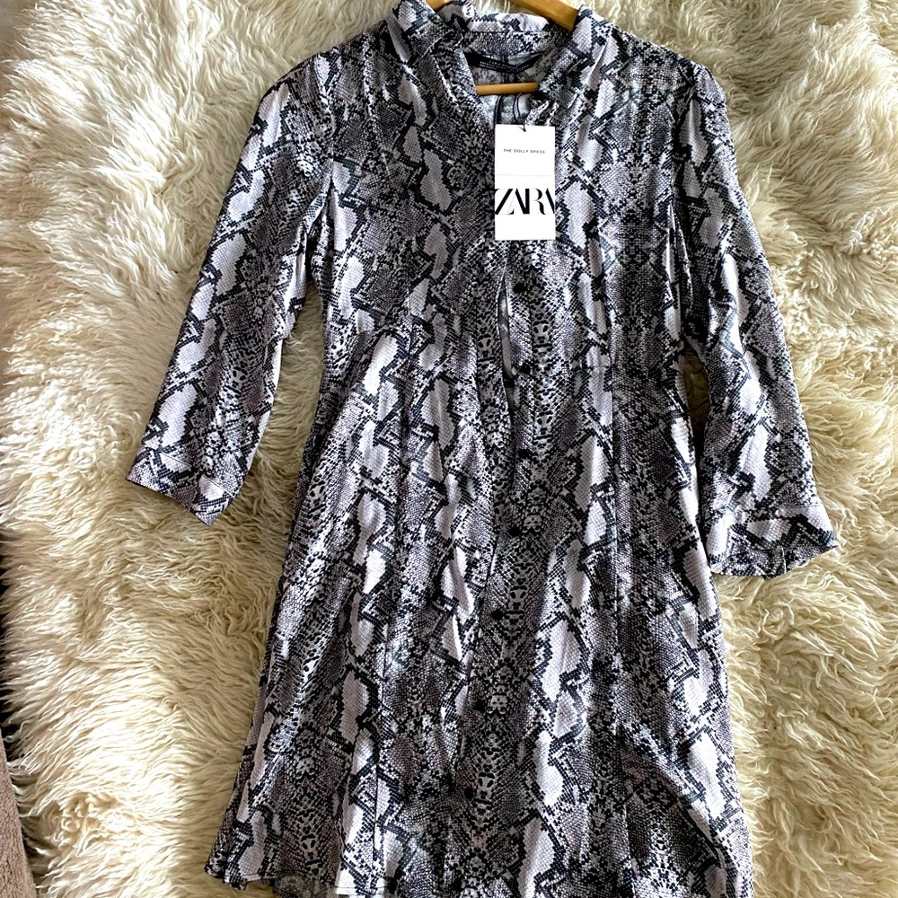 Zara dolly dress new with tags xs